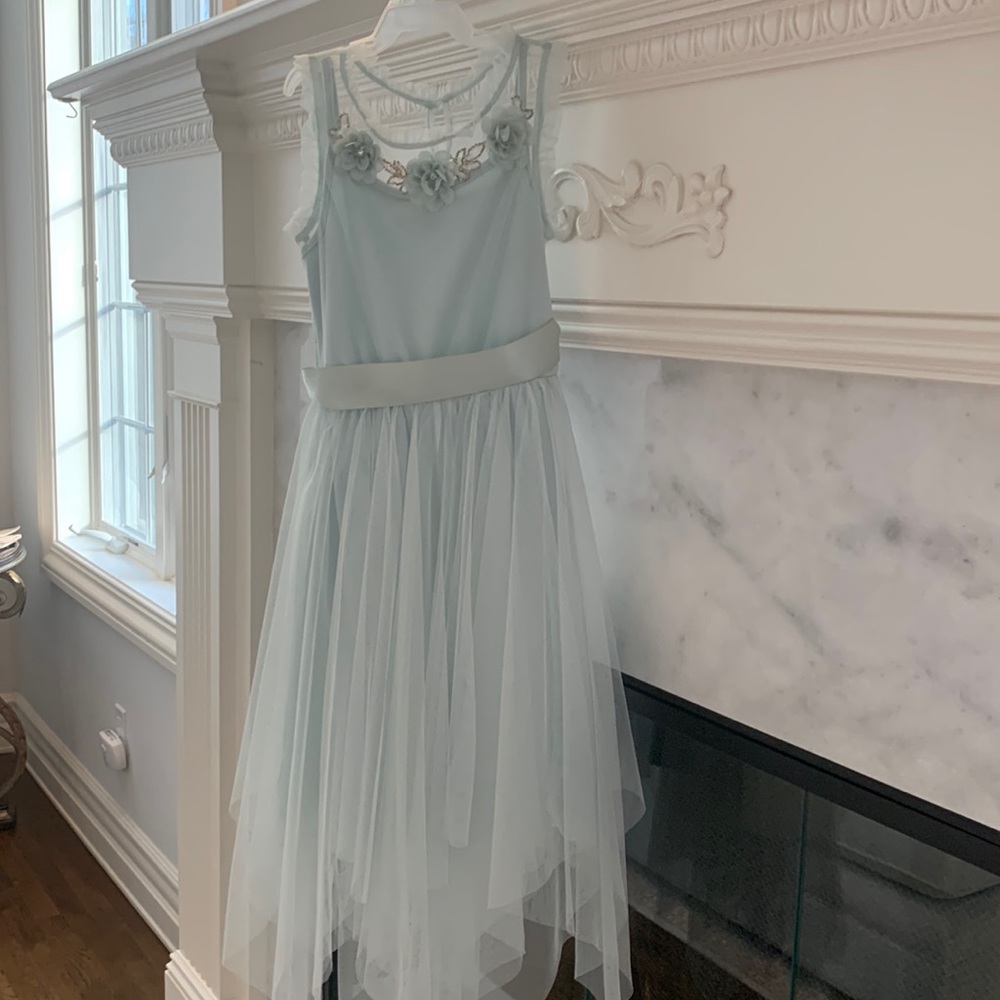 Tulle Overlay Dress